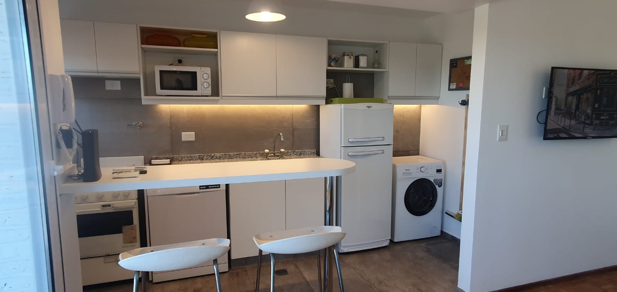 Departamento 2 ambientes con espectacular vista al Rio y mucha luz