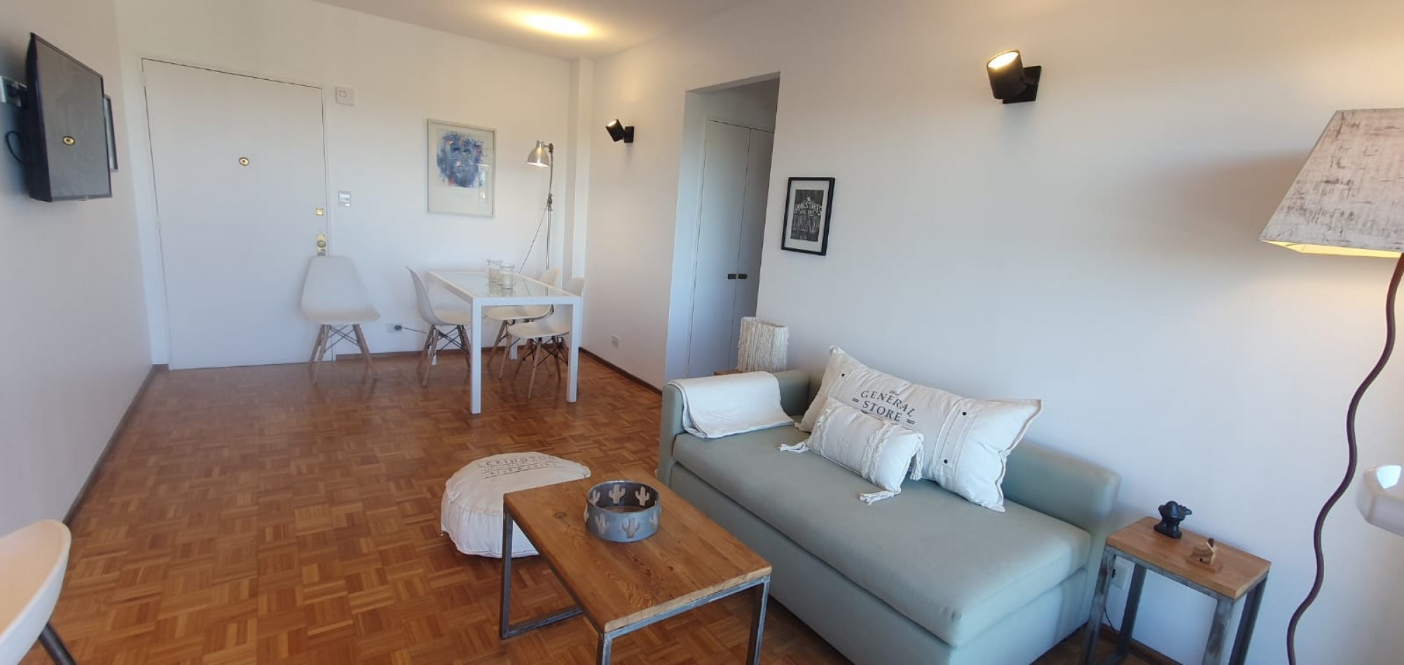 Departamento 2 ambientes con espectacular vista al Rio y mucha luz