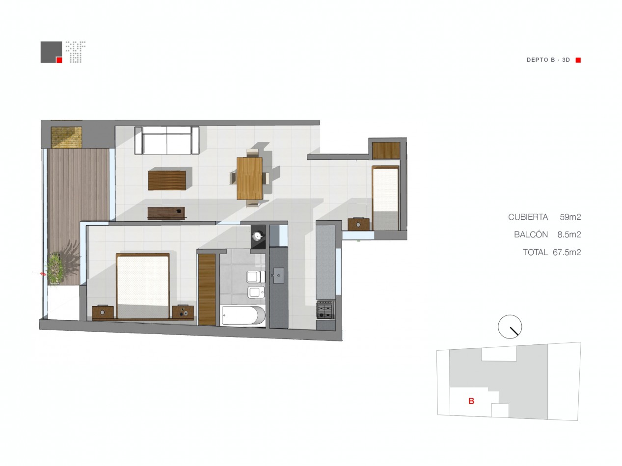 Venta Departamento 3 Ambientes San Isidro