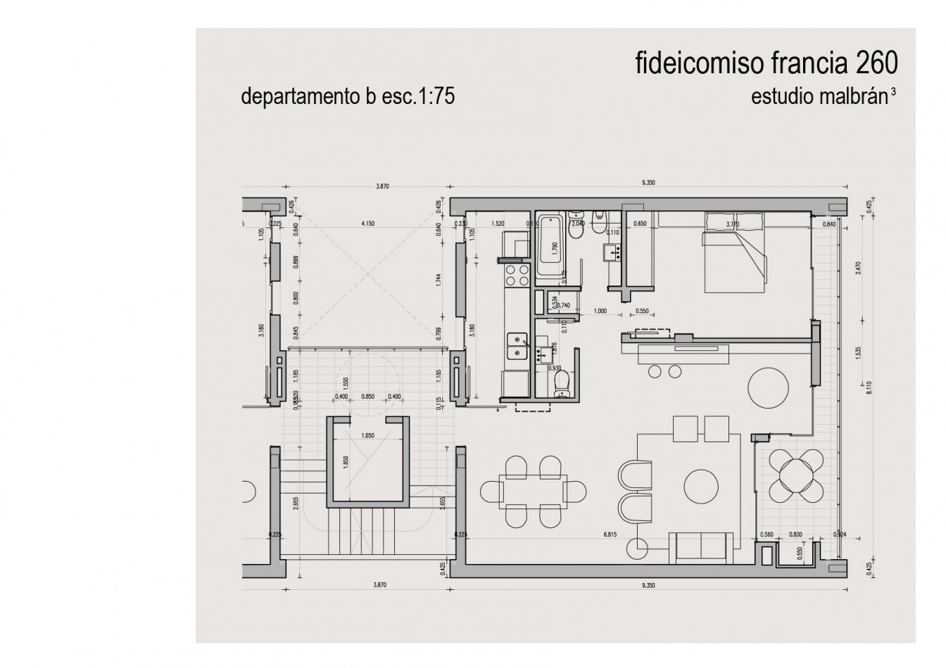 Venta Departamento de 2 ambientes con Cochera en San Isidro