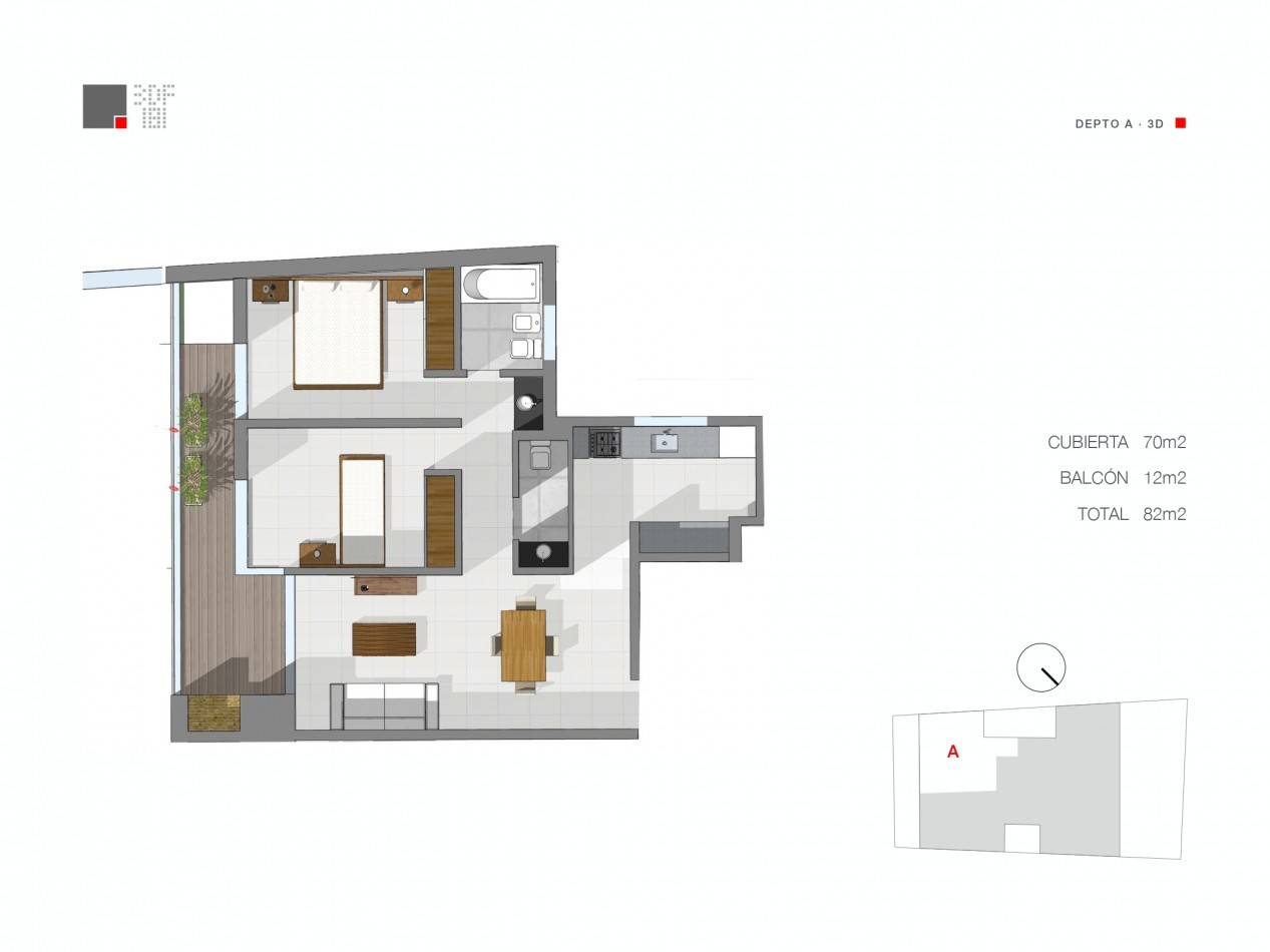 Venta Departamento 3 Ambientes San Isidro